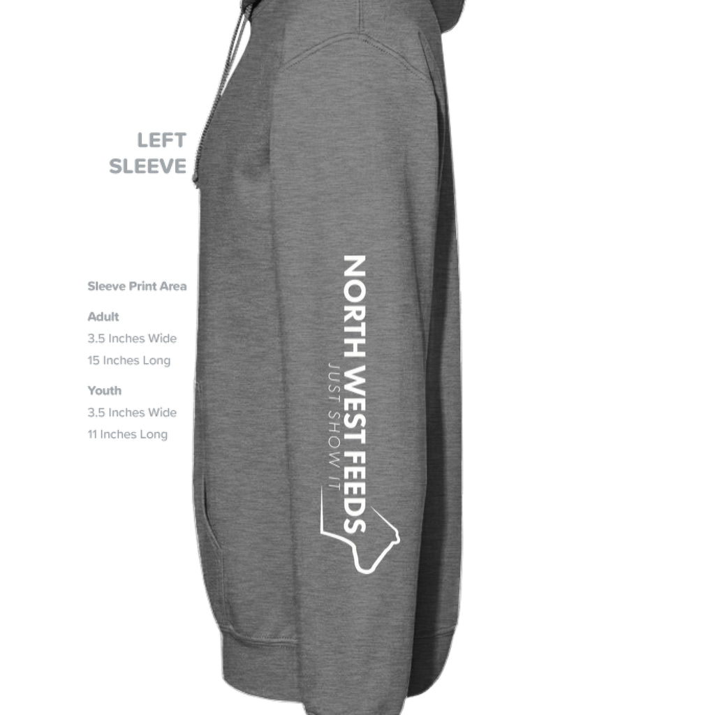 GRAPHITE HEATHER - G185 - SLEEVE_LEFT